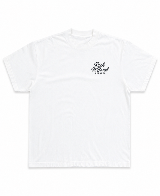 Enjoy The Luxuries Tee - White