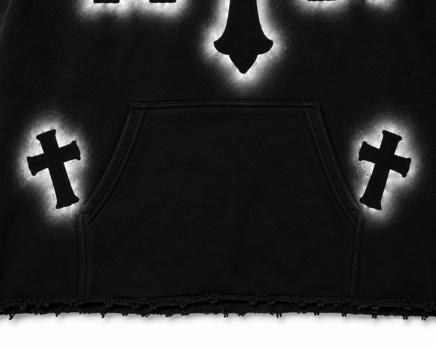 FAITH Cross Hoodie - Black