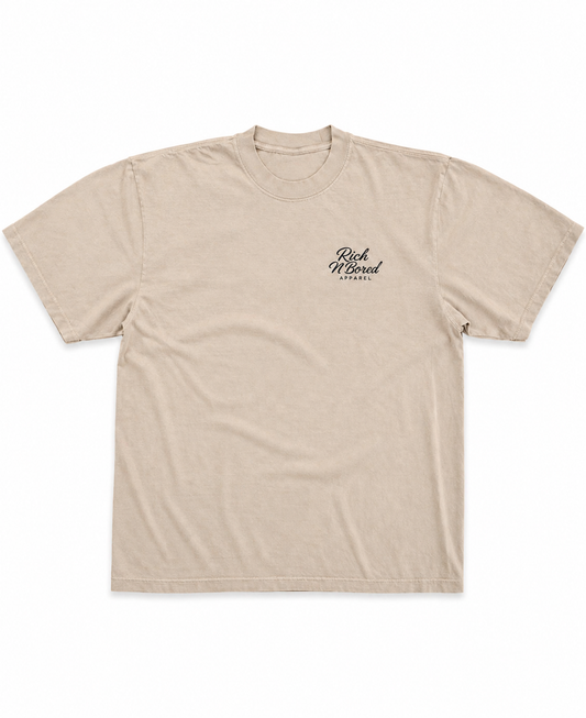 Enjoy The Luxuries Tee - Sand