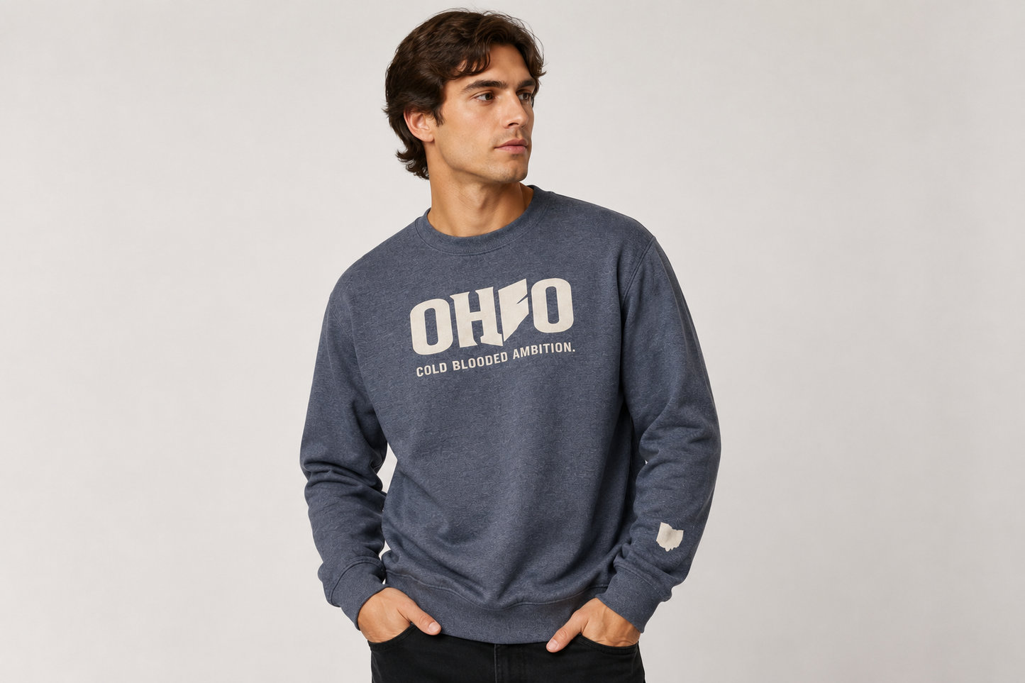 OHIO Chapter Crewneck- Charcoal