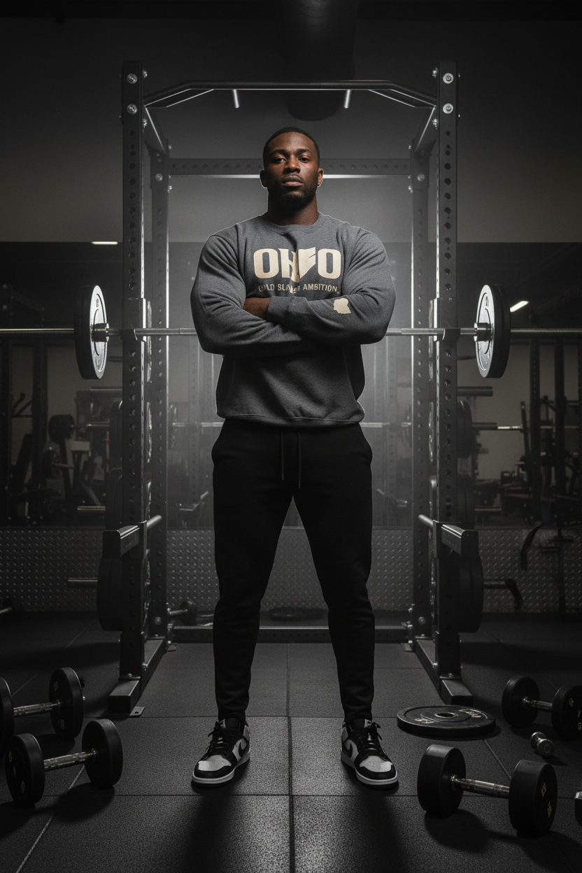 OHIO Chapter Crewneck- Charcoal