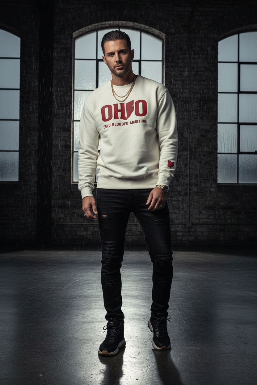 OHIO Chapter Crewneck - Cream
